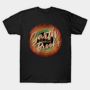 Garth Brooks Vintage Circle Art T-Shirt